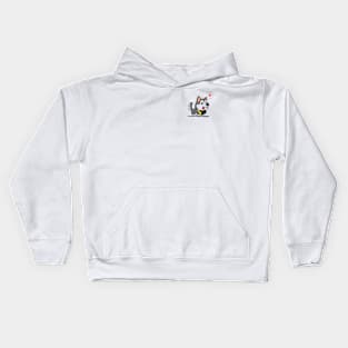 cute huskie by the chest Kids Hoodie